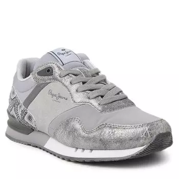 Кроссовки Pepe Jeans PLS31526, серебро