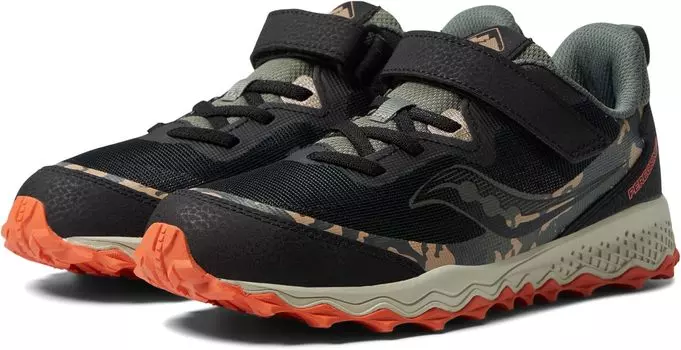 Кроссовки Peregrine 11 Shield A/C Saucony Kids, цвет Olive/Camo