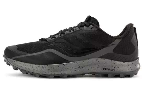 Кроссовки Peregrine 12 женские с низким верхом, черные/темно-серые Saucony