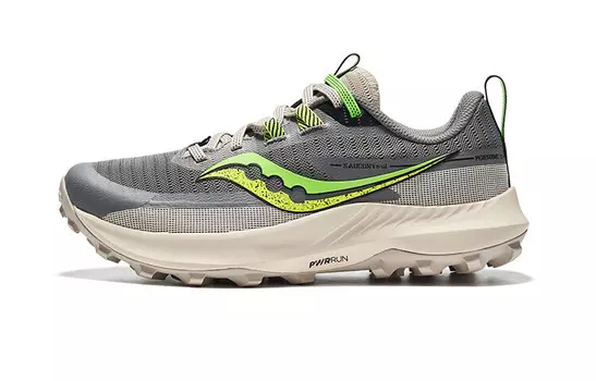 Кроссовки Peregrine 13 Peregrine Falcon 13 женские с низким верхом, зеленые Saucony