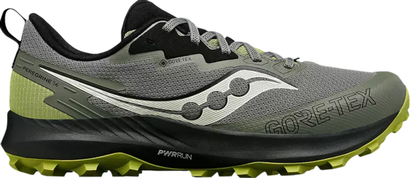 Кроссовки Peregrine 14 GORE-TEX 'Bough Olive', серый