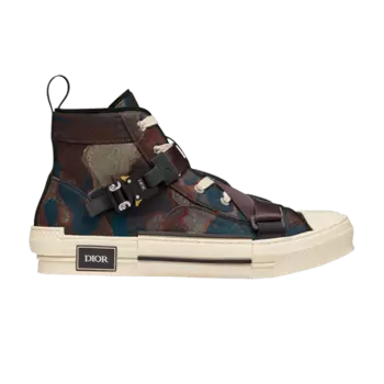 Кроссовки Peter Doig x Dior B23 High 'Brown Camouflage', коричневый