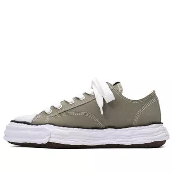Кроссовки peterson 23 og sole canvas low 'green' Maison Mihara Yasuhiro, зеленый