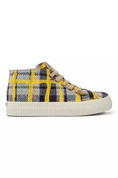 Кроссовки Peu Roda из шерсти с узором Camper, желтый
