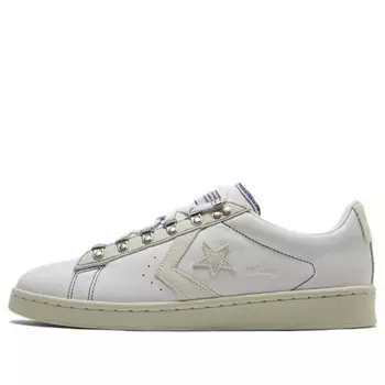 Кроссовки pglang x pro leather low 'programleather' Converse, белый