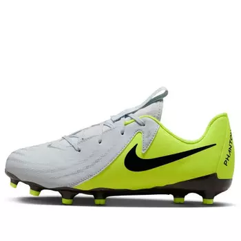 Кроссовки phantom gx 2 academy fg 'mad voltage pack volt black' Nike, серебряный