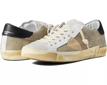 Кроссовки Philippe Model PRSX Low Sneaker, цвет Mixage/Gris Blanc
