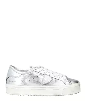 Кроссовки Philippe Model, серебро