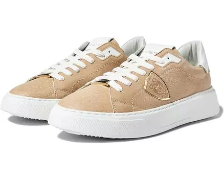 Кроссовки Philippe Model Temple Sneaker, цвет Nubuck/Beige