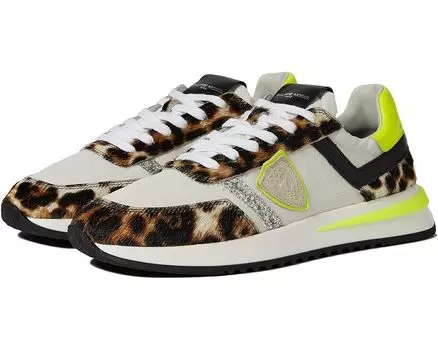 Кроссовки Philippe Model Tropez 2.1, цвет Leopard Mondial/Blanc Jaune