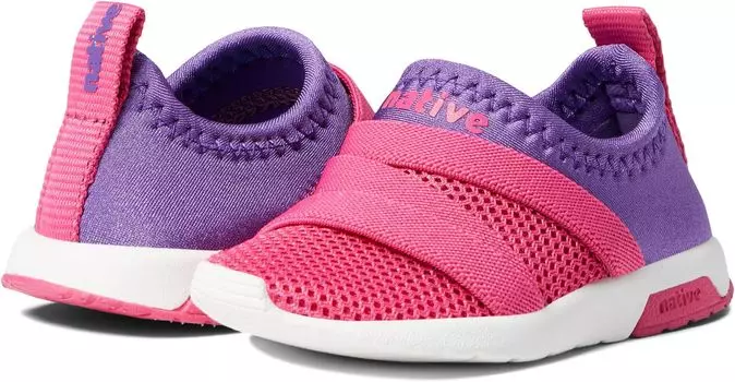 Кроссовки Phoenix Native Shoes Kids, цвет Starfish Purple/Hollywood Pink/Shell White