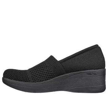 Кроссовки pier-lite 'wow factor - pure black' Skechers, черный