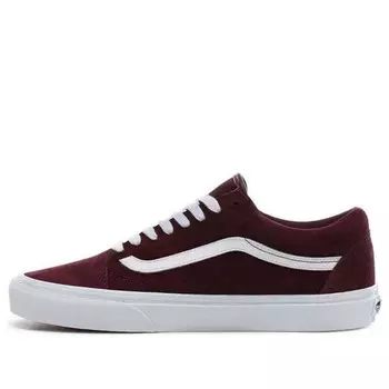 Кроссовки pig suede old skool 'red white' Vans, красный