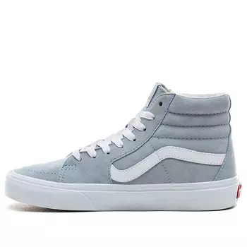 Кроссовки pig suede sk8-hi skate high sneakers shoes light blue Vans, голубой