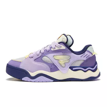 Кроссовки Pigalle X FILA FUSION Kick 2.0 Skateboarding Shoes Women's Low-top Sun Rock Grey/Purple Mist, фиолетовый
