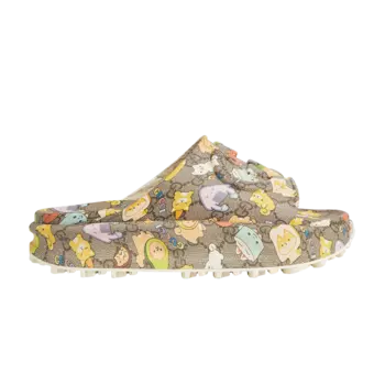 Кроссовки Pikarar x Gucci Slide Sandal, цвет GG Animal Print