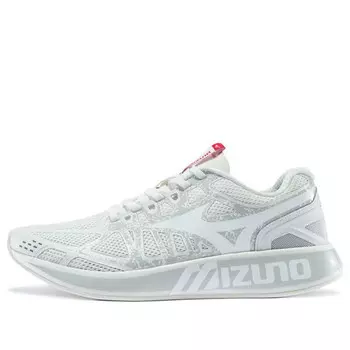 Кроссовки piloteer white Mizuno, белый