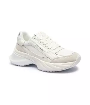 Кроссовки Pinko Ariel 07 с добавлением кожи, белый