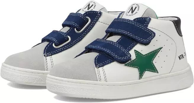 Кроссовки Pinn High VL Naturino, цвет White/Grey/Azure