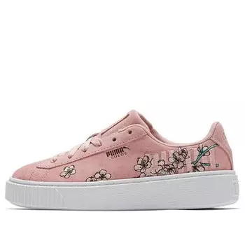 Кроссовки platform floral 'pink blue' Puma, розовый