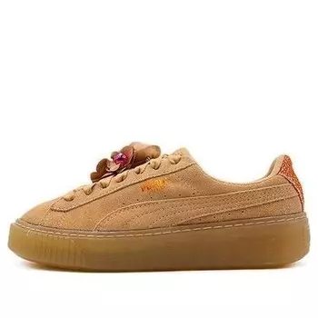 Кроссовки platform flower tassel 'brown' Puma, коричневый