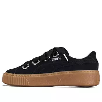 Кроссовки platform kiss suede 'black' Puma, черный