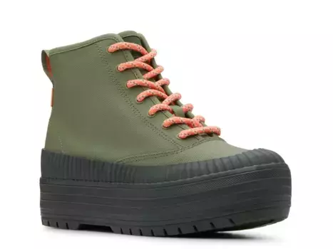 Кроссовки Platform Mid Sneaker Keds, оливковый