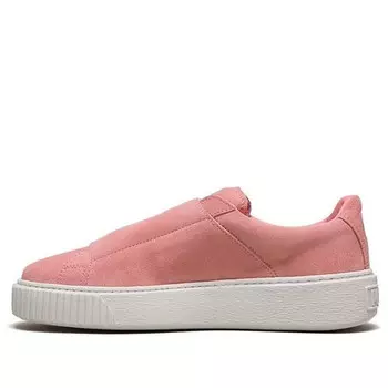 Кроссовки platform strap pink/white Puma, розовый