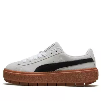 Кроссовки platform trace 'black and white' Puma, черный