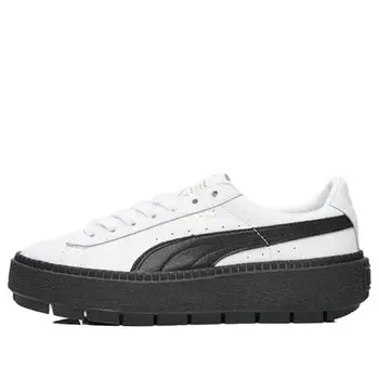 Кроссовки platform trace l 'white' Puma, белый