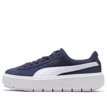 Кроссовки platform trace 'peacoat' Puma, синий