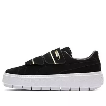Кроссовки platform trace strap 'black' Puma, черный