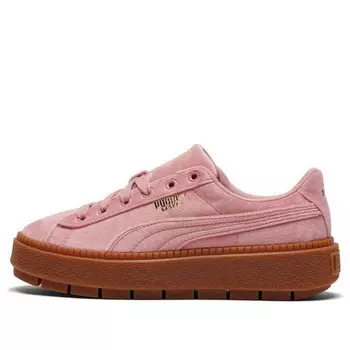 Кроссовки platform trace v pink Puma, розовый