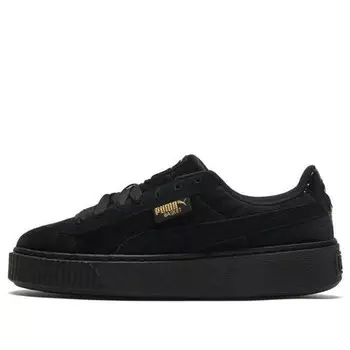 Кроссовки platform velvet 'black gold' Puma, черный