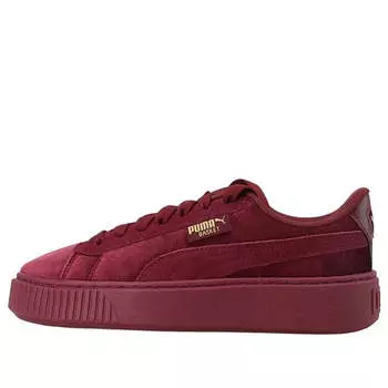 Кроссовки platform velvet purple low-top sneakers purple Puma, фиолетовый