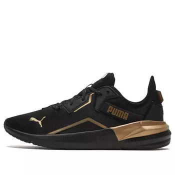 Кроссовки platinum metallic 'black gold' Puma, черный