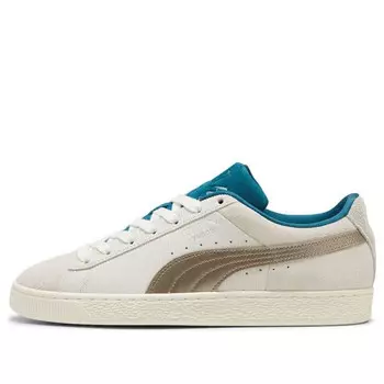 Кроссовки play loud suede 'warm white cold green' Puma, белый