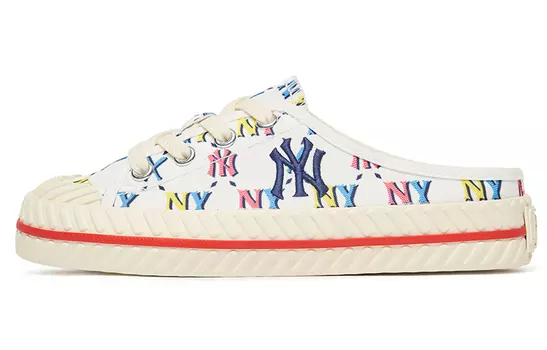 Кроссовки Playball Mule для детей, скейтбординг, детские, низкие, с оттенком белого цвета Mlb