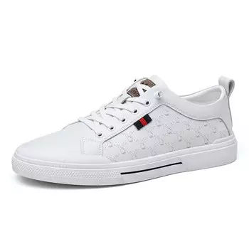 Кроссовки Playboy Skateboarding Shoes Men Low-top, белый