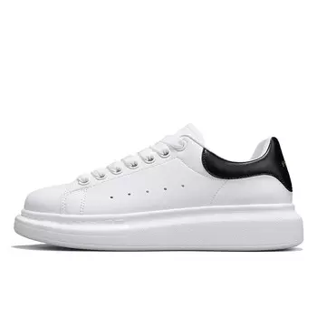 Кроссовки Playboy Skateboarding Shoes Unisex Low-top, белый/черный