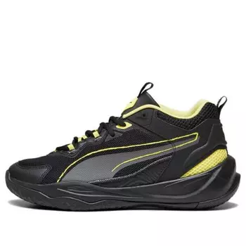 Кроссовки playmaker 'black yellow' Puma, черный