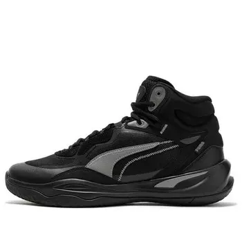 Кроссовки playmaker pro mid 'black' Puma, черный