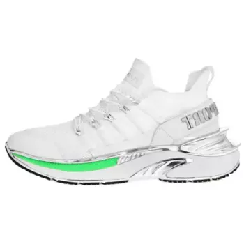 Кроссовки PLEIN SPORT Lifestyle Shoes Unisex Low-top, белый/зеленый