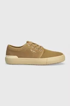 Кроссовки PMS31037 замшевые Pepe Jeans, бежевый