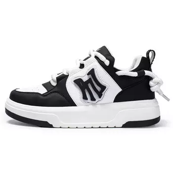Кроссовки Pnj Skateboarding Shoes Unisex Low-top White/Black, белый/черный