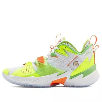 Кроссовки почему не zer0.3 Air Jordan, зеленый