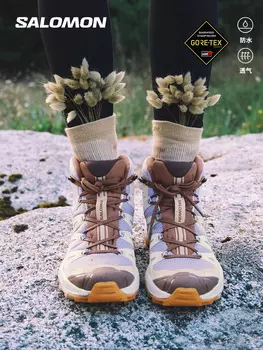 Кроссовки походные Salomon X Ultra 360 EDGE Mid GTX, коричневый