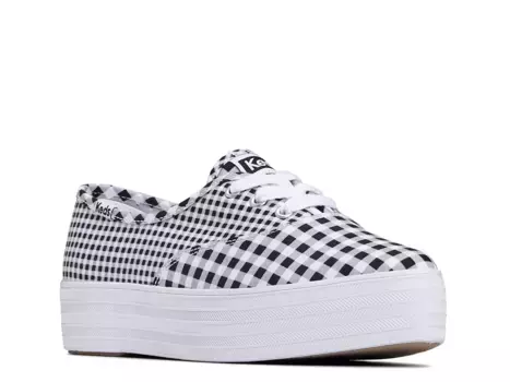 Кроссовки Point Platform Sneaker Keds, цвет black_whiteginghamprint