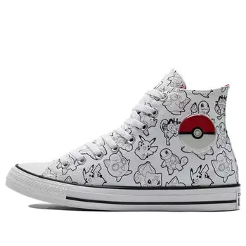 Кроссовки pokemon x chuck taylor all star high 'poke ball' Converse, черный