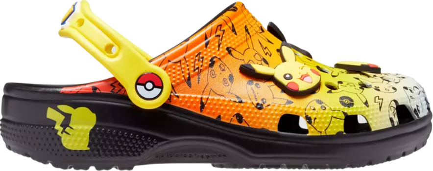 Кроссовки Pokmon x Classic Clog Pikachu, оранжевый
